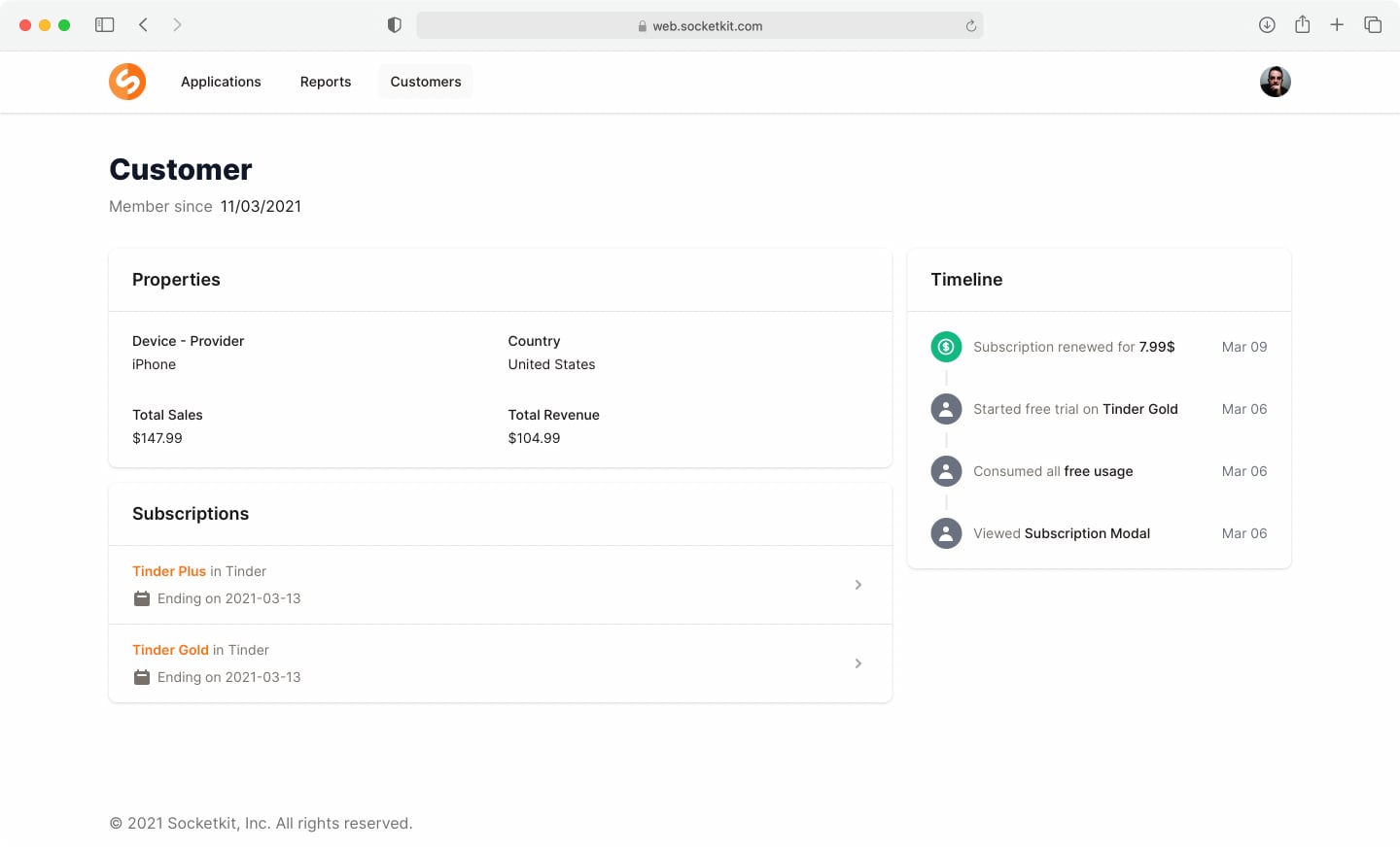 Event Tracking & Analysis for Mobile Applications